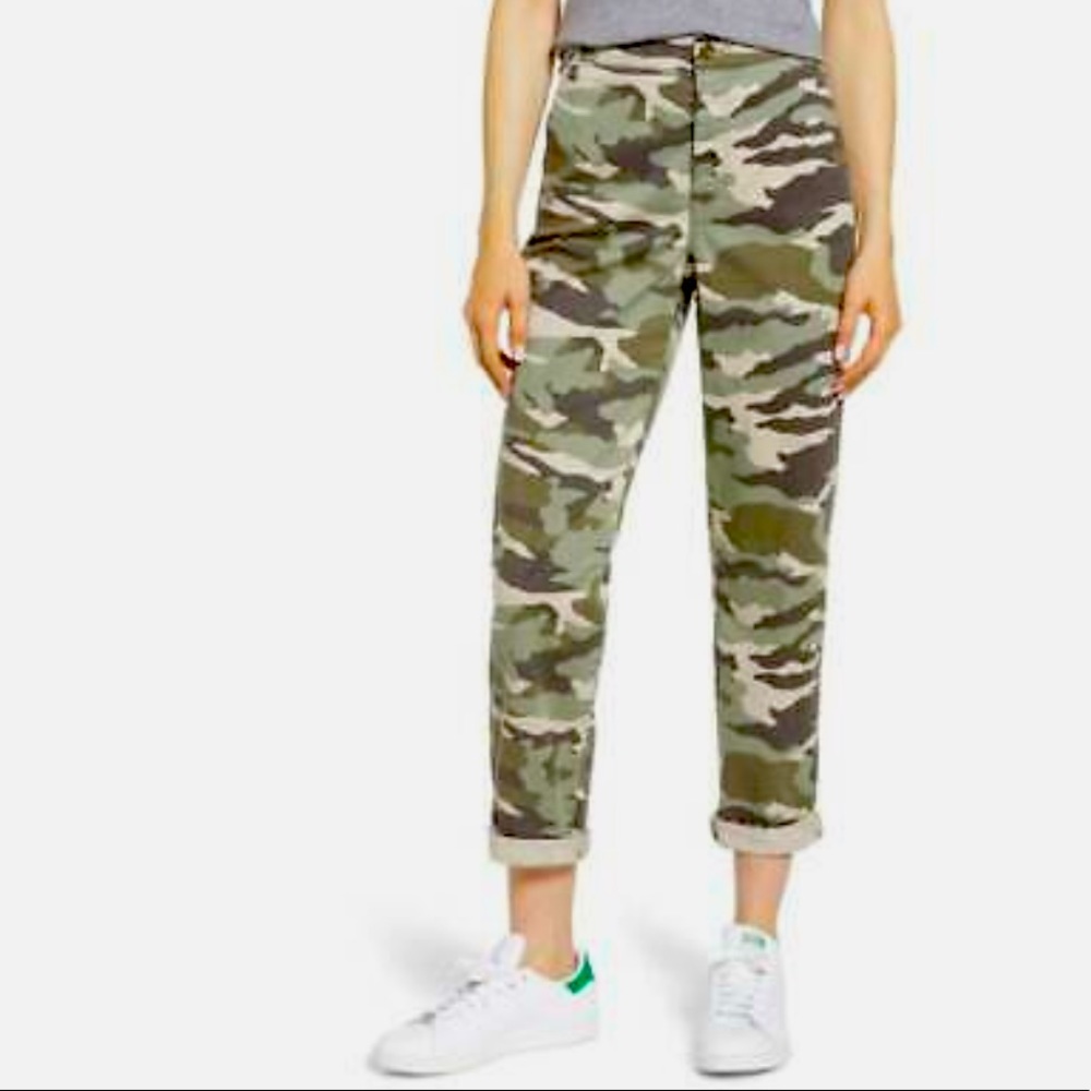 J.Crew Slouchy Boyfriend Chino Camo Pant
